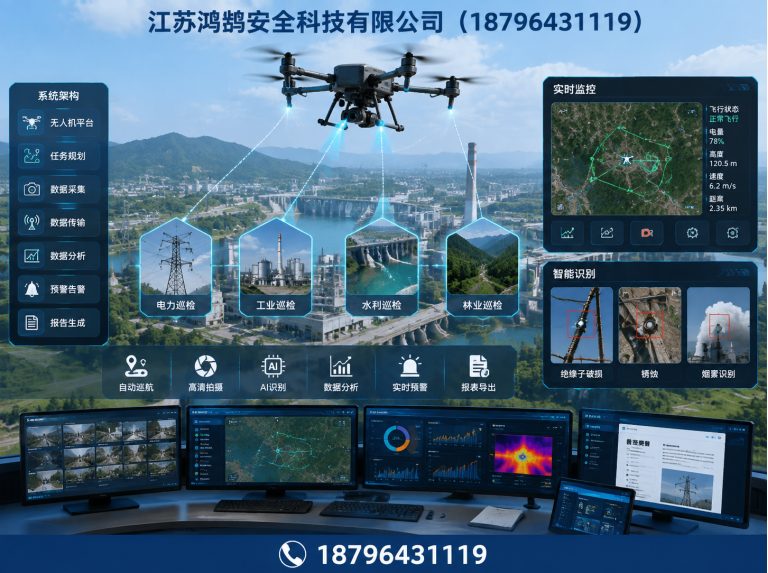 江门无人机巡检系统展示图